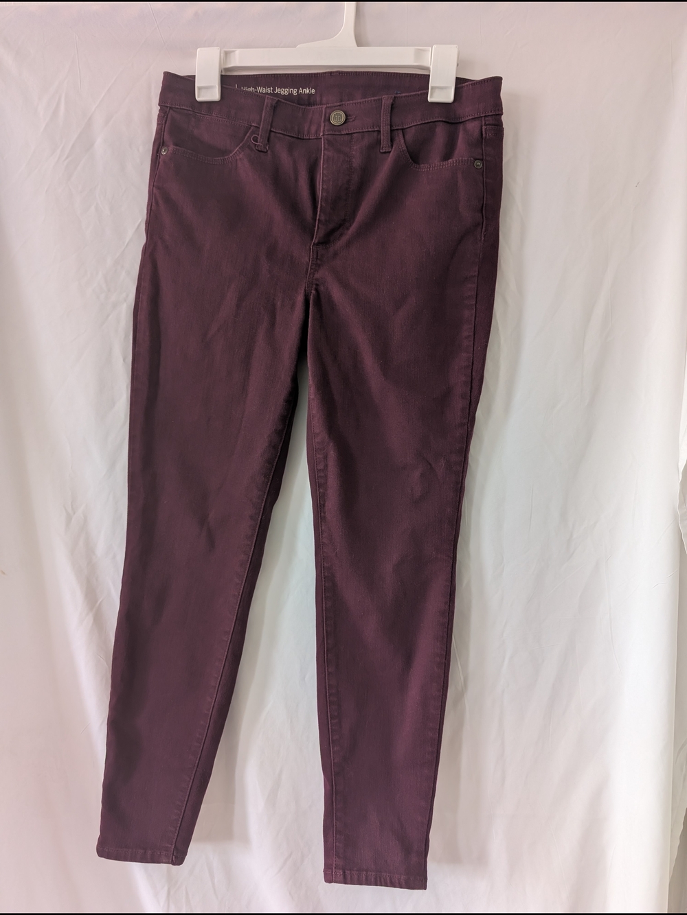 Talbot's Wine Red Skinny Jeggings